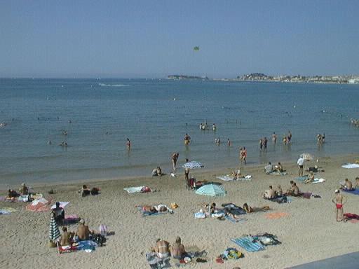 50M Plage T2 Grande Terrasse Vue Mer Climatise Piscine Chauffee, Parking Clos Gratuit Sanary-sur-Mer Exterior foto